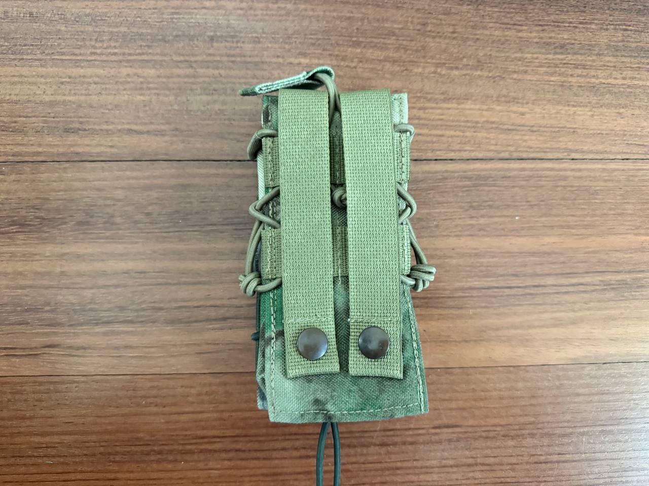 Russian Wartech Double Mag Open Pouch - ATACS FG Camo