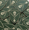 Russian Militaria Scare Tactic «Kornilovites» Green PVC Patch