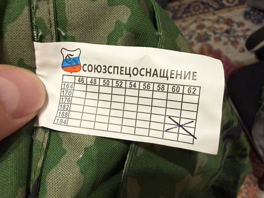 Russian SSO SPOSN SEVER Camouflage Suit - Size 60-62/5-6