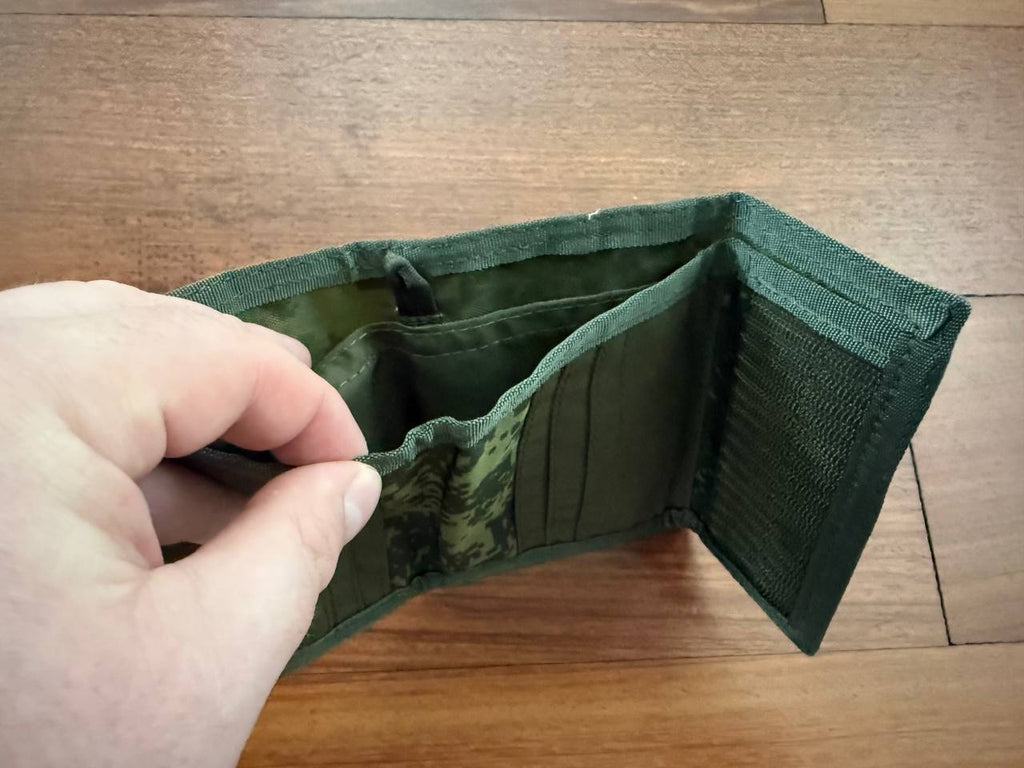 Russian Tekhinkom Trifold Tactical Wallet - EMR Digital Flora Camo