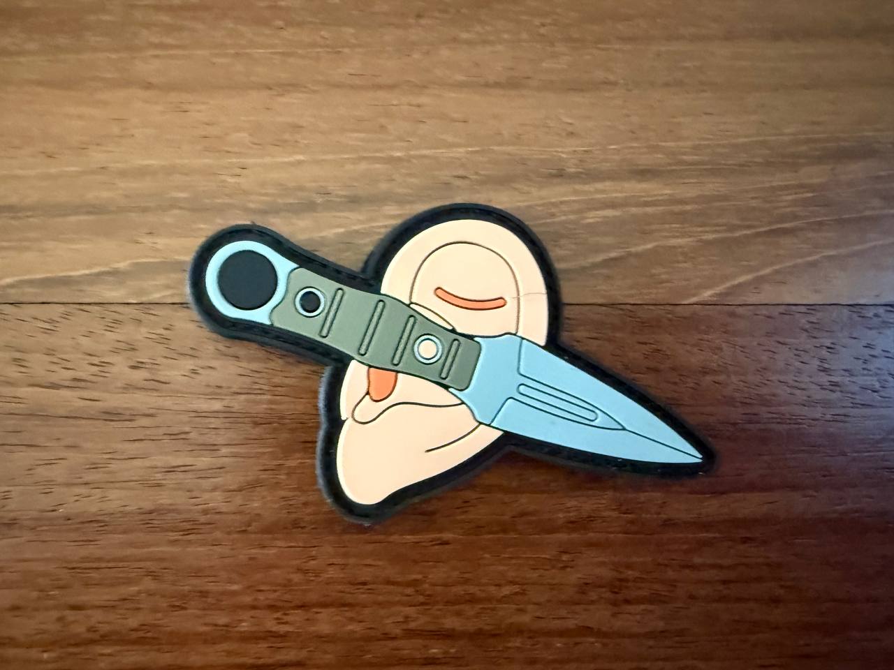 Russian Knife and Ear Badge - Military Patch