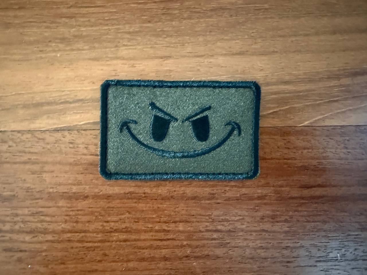 Russian Evil Smiley Face Badge - Military Patch