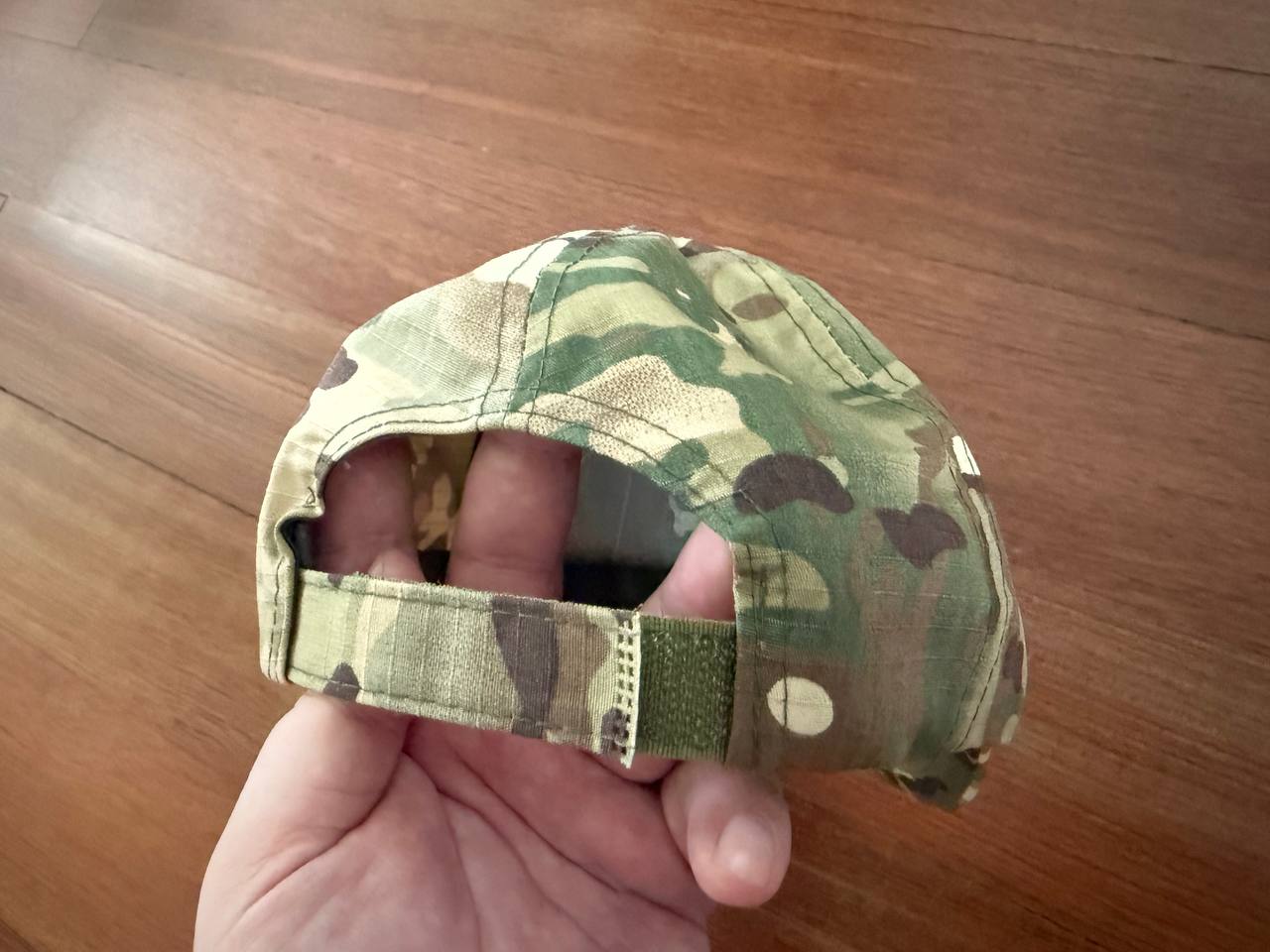 Tactical Cap - Multicam Camo - White Skull Patch Design