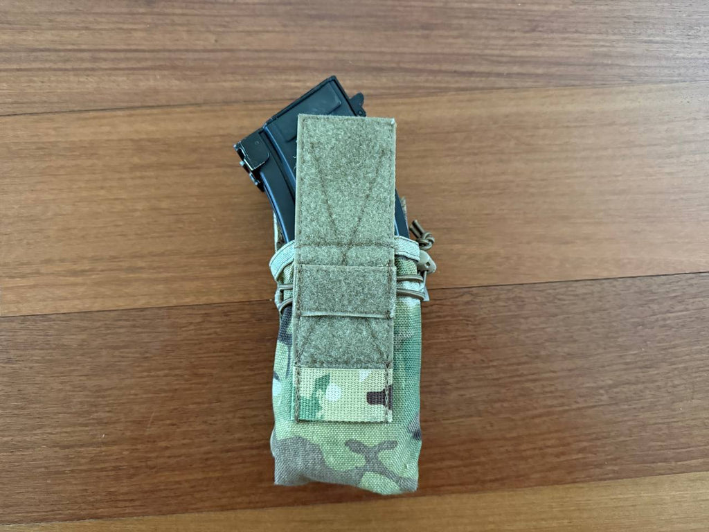 Russian MBC Open-Top Double AK Mag Pouch (2CELL) - Multicam