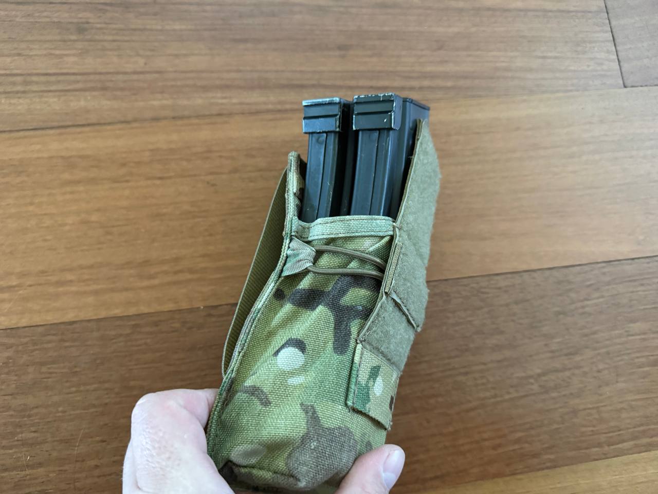 Russian MBC Open-Top Double AK Mag Pouch (2CELL) - Multicam