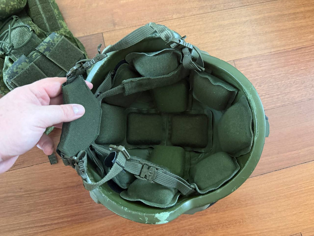 Russian TOR-L Helmet Size 2 + Helmet Cover + Gearcraft Pouch