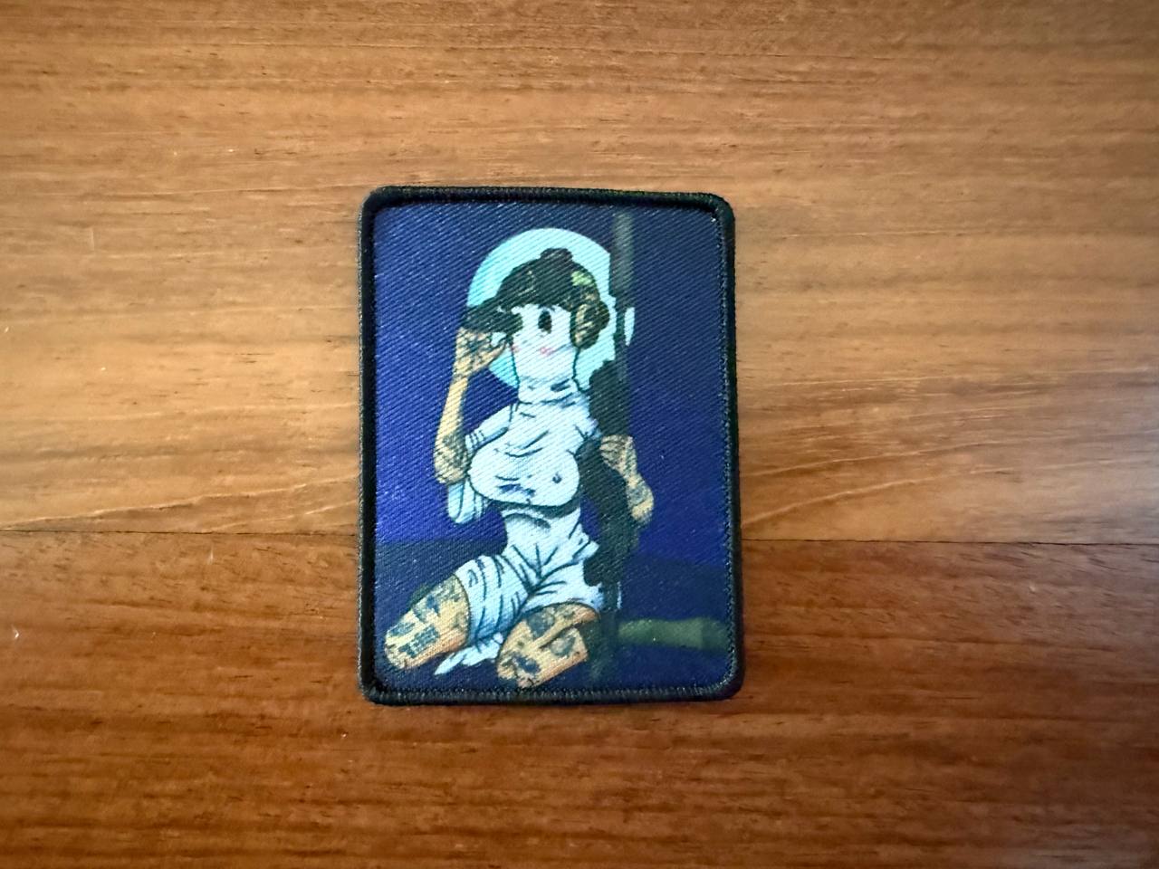 Russian Pin-Up Girl Badge - Military Patch