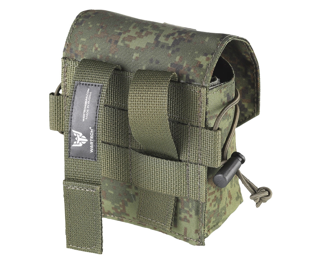 Russian Wartech MP-114 Double SVD Magazine Pouch - EMR Camo