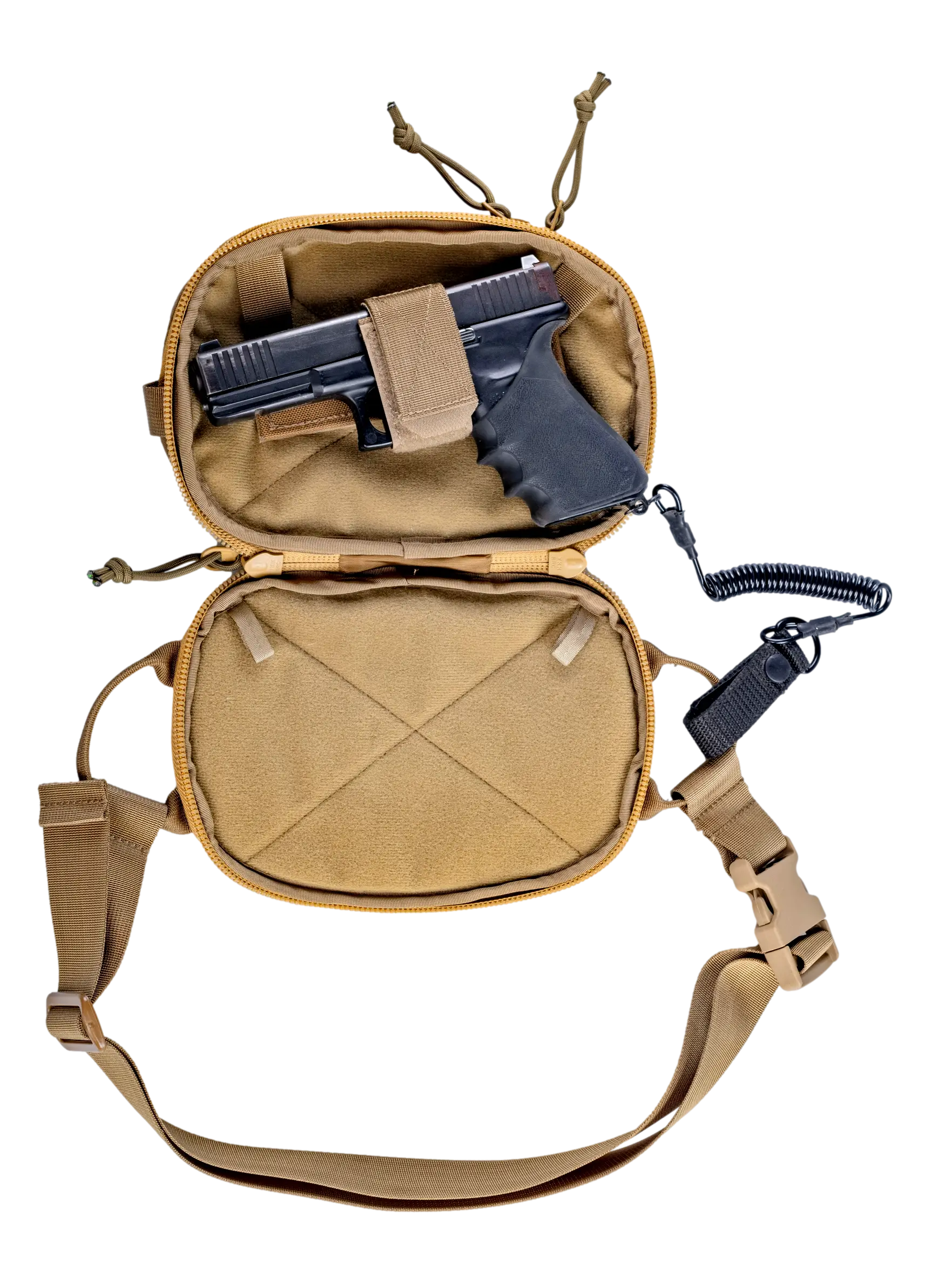 Preorder: Russian Gear Craft "Kozyr" Tactical Holster Bag - Pistol Concealed Carry Tiger Stripe