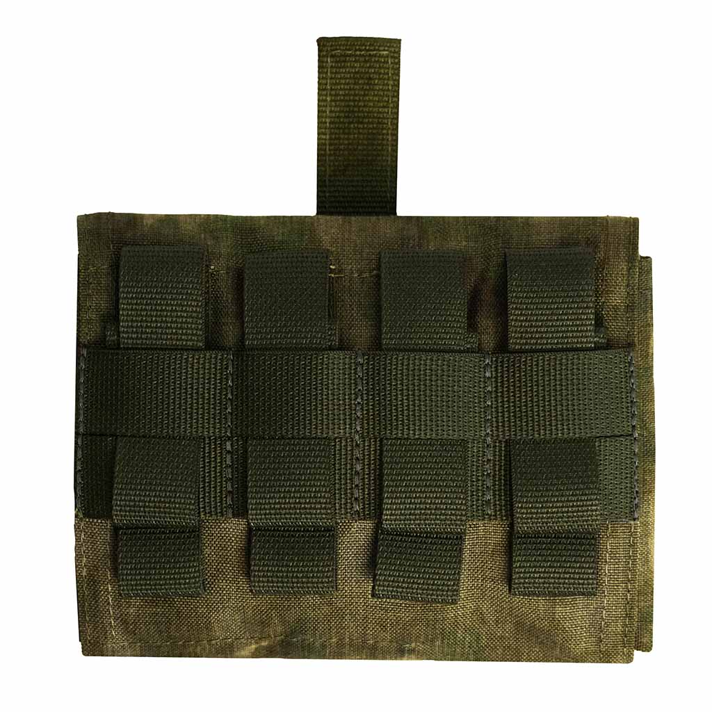Russian Viking Gear FAST OPEN IFAK Medical Pouch - Moss Camo featuring durable nylon construction with MOLLE webbing for secure attachment and fast access in a moss camo pattern.
