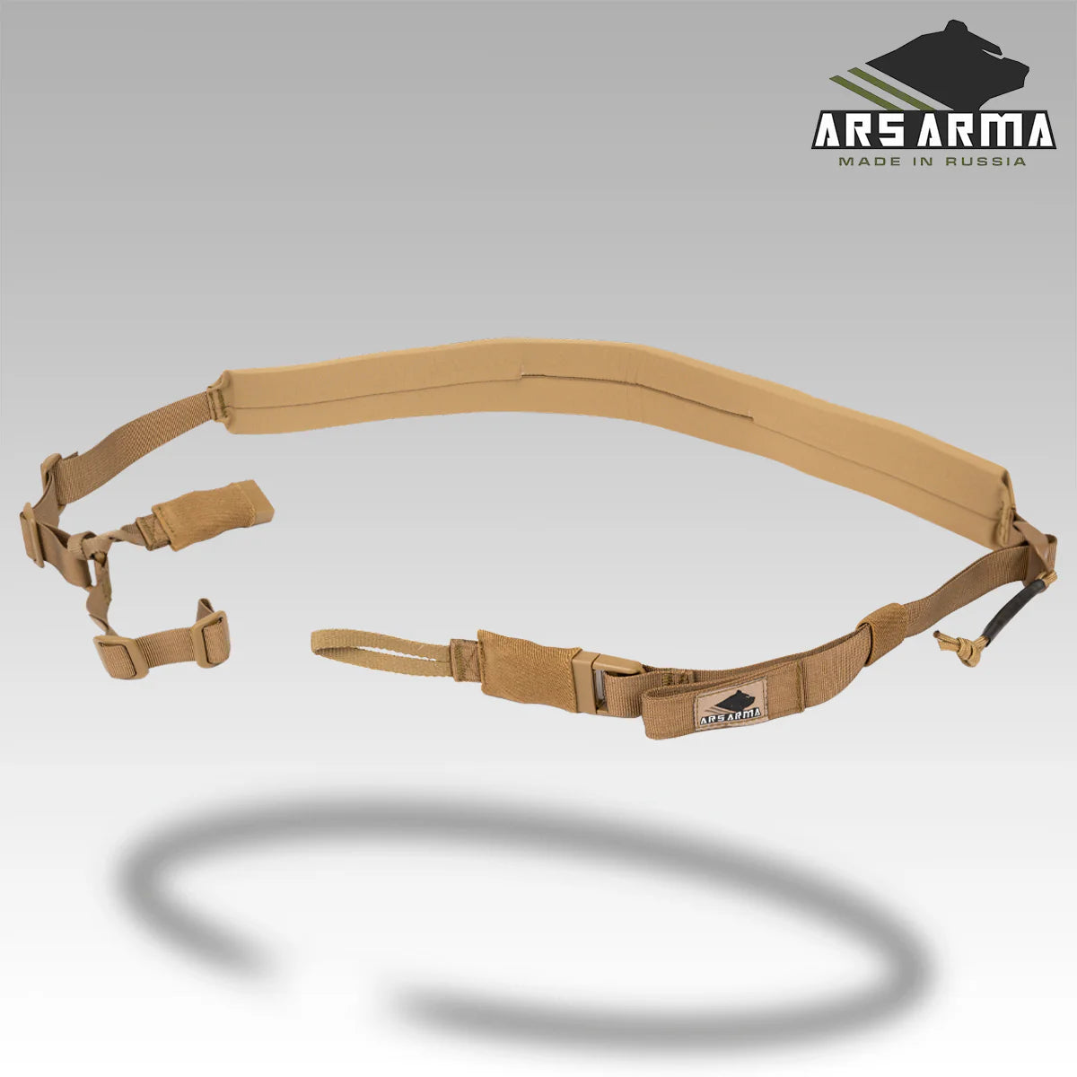Russian Ars Arma A-22 Elastic Gun Sling - Tan Camo