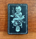 "Death Waits" Tactical Leather Badge - Russian Army Military Patch