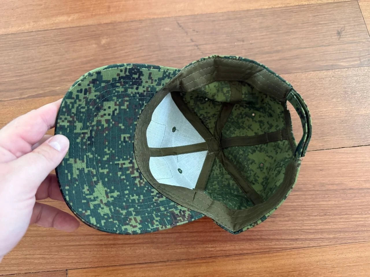 Russian Military EMR Digital Camo Cap - Patch Panels