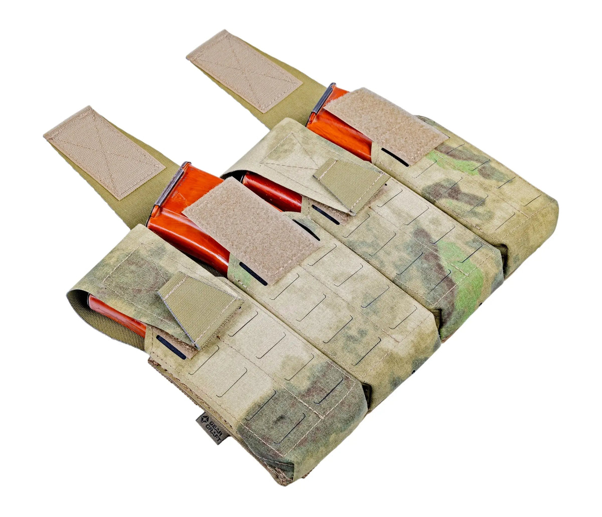 Preorder: Russian Gear Craft Rigid Assault Rifle Quad Mag Pouch - Velcro Flap MOLLE